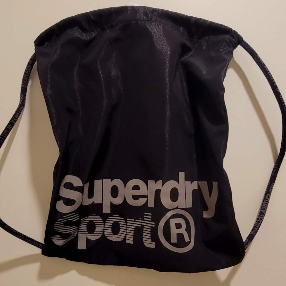 NEW Genuine SUPERDRY Sport Drawstring Bag